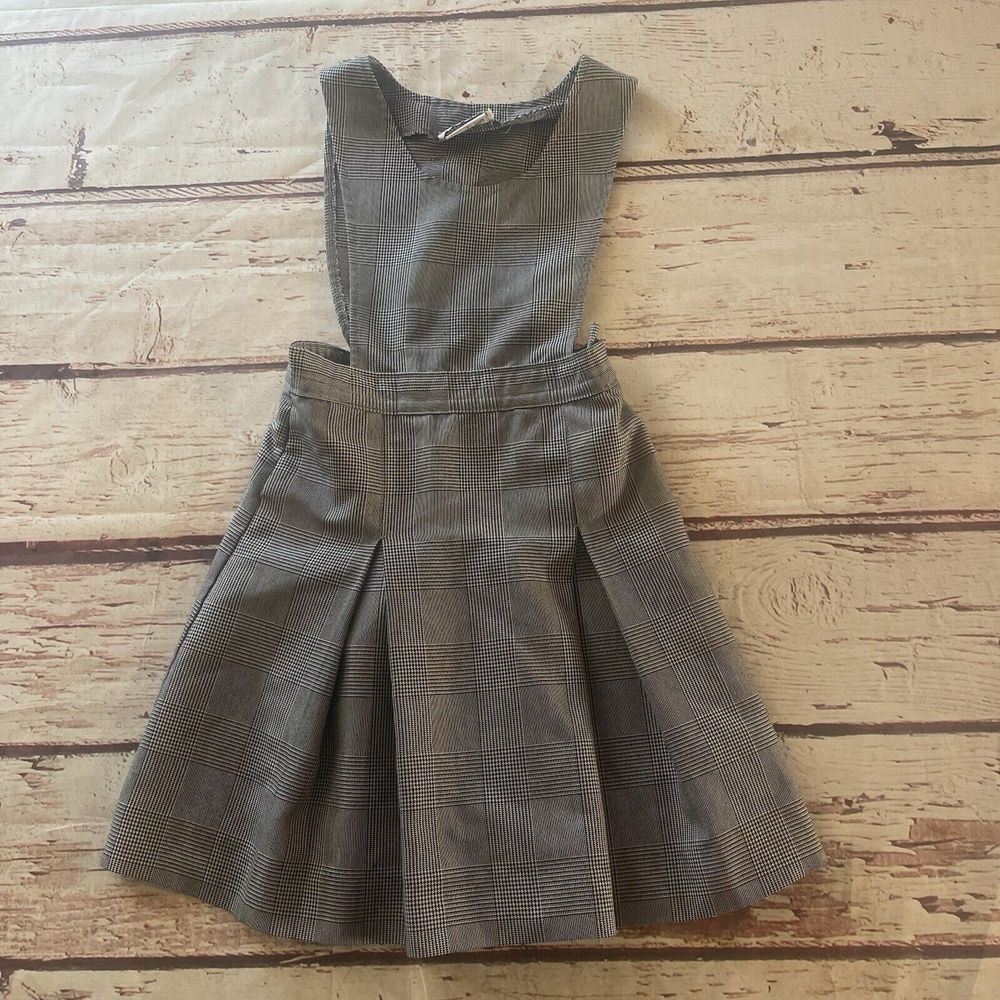 Dennis Gray‎ School Uniform Short Sleeve Dress Girls 7 Made In USA